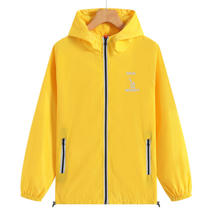 Coupe-vent décontracté seigneury sport design confortable respirant, printemps été