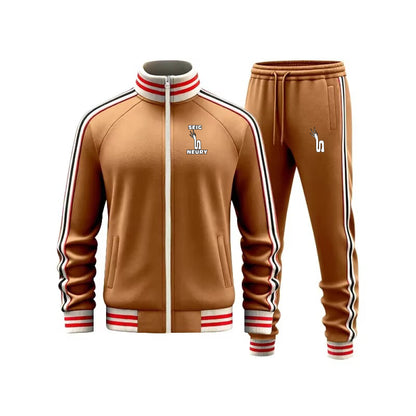 Combinaison Jogging SEIGNEURY Homme – Ensemble Sport Décontracté Zippé – Polyester