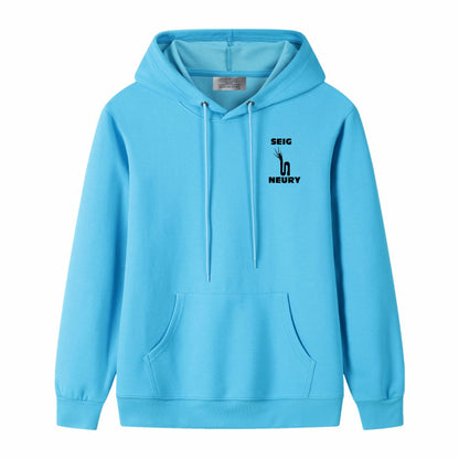 Sweat à capuche SEIGNEURY – Unisexe 100% Coton, Logo Signature, 4 Saisons