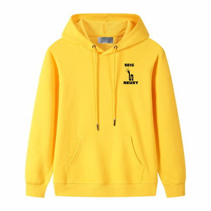 Sweat à capuche SEIGNEURY – Unisexe 100% Coton, Logo Signature, 4 Saisons