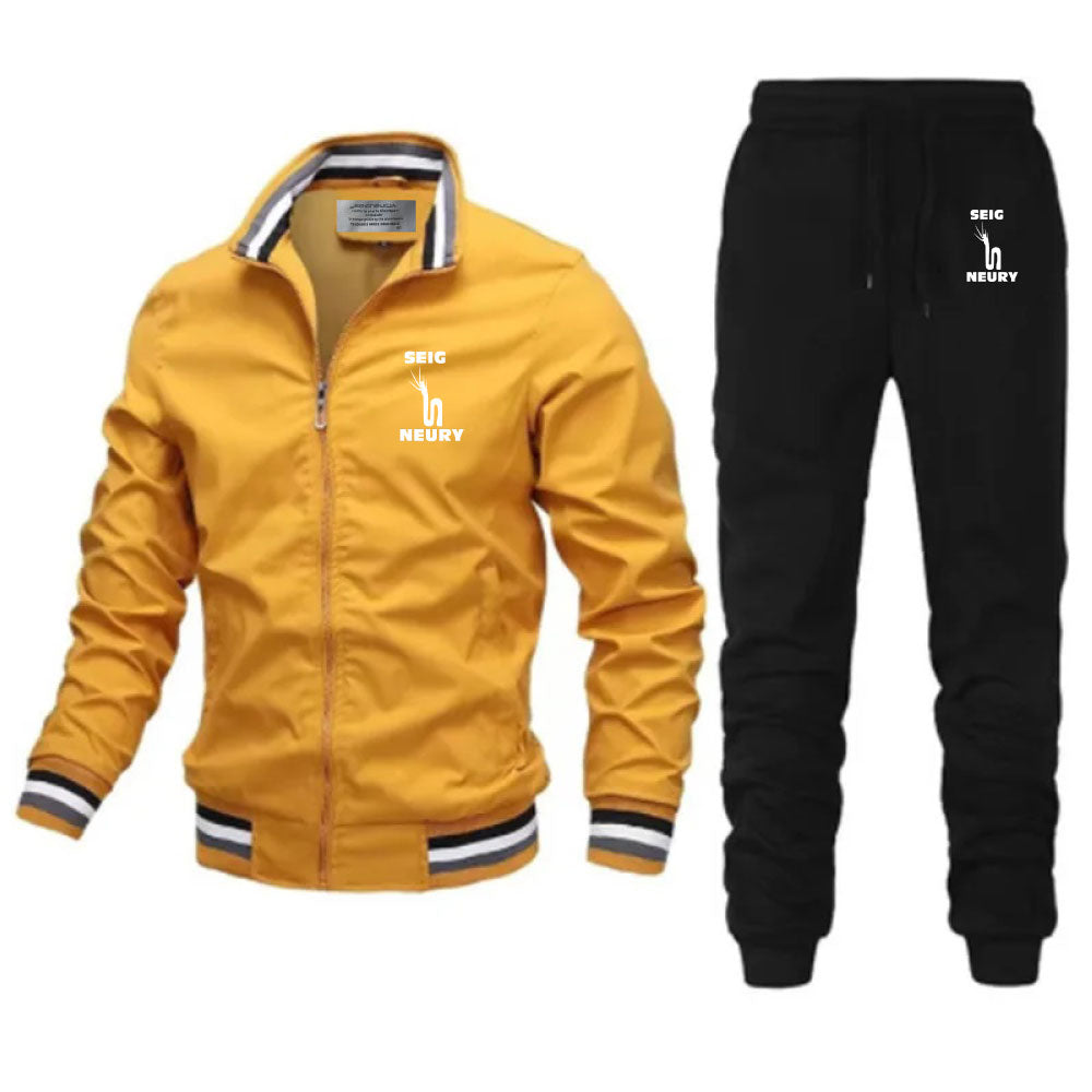 Jogging SEIGNEURY Aviateur 2025 – Veste Légère Zippée & Pantalon Sport Premium