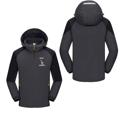 Sweat imperméables SEIGNEURY à capuche unisexe, printemps automne, hiver