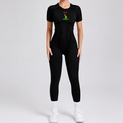 Onesie Sport Femme SEIGNEURY Combinaison Activewear Une Pièce,Tissu Technique Ultra-Stretch