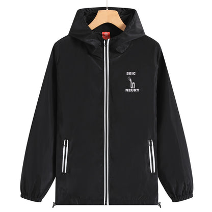 Coupe-vent décontracté seigneury sport design confortable respirant, printemps été