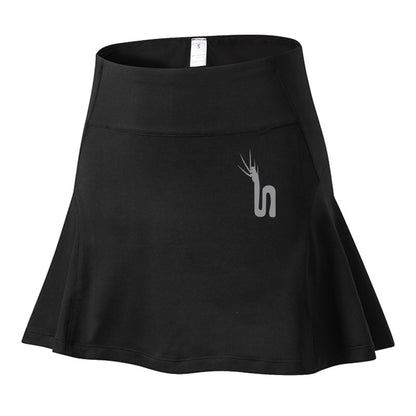 Jupe de Tennis et de Badminton pour femmes, couleur unie séchage rapide, taille haute