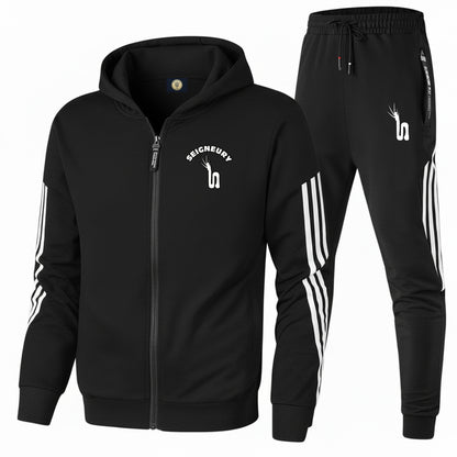 Combinaison Jogging Unisexe SEIGNEURY Zippée à Capuche – Polyester