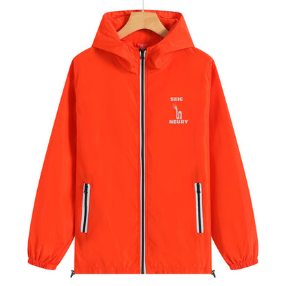 Coupe-vent décontracté seigneury sport design confortable respirant, printemps été