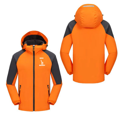 Sweat imperméables SEIGNEURY à capuche unisexe, printemps automne, hiver