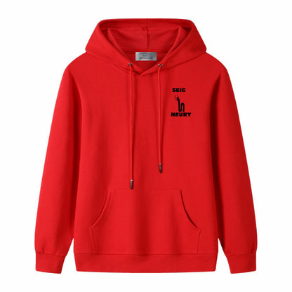 Sweat à capuche SEIGNEURY – Unisexe 100% Coton, Logo Signature, 4 Saisons