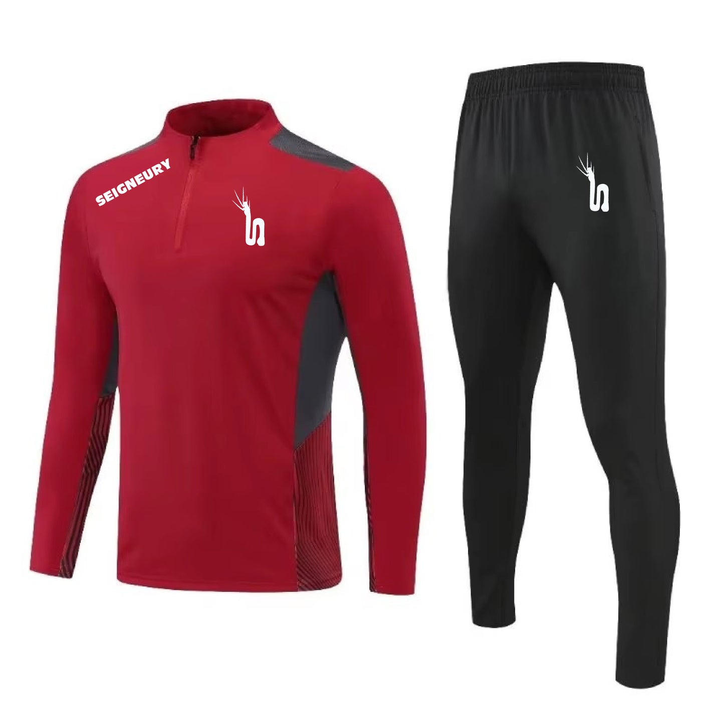 Combinaison Jogging Unisexe SEIGNEURY – 4 Saisons – Entraînement Tout Type (Logo Gamme Or S Cabré)