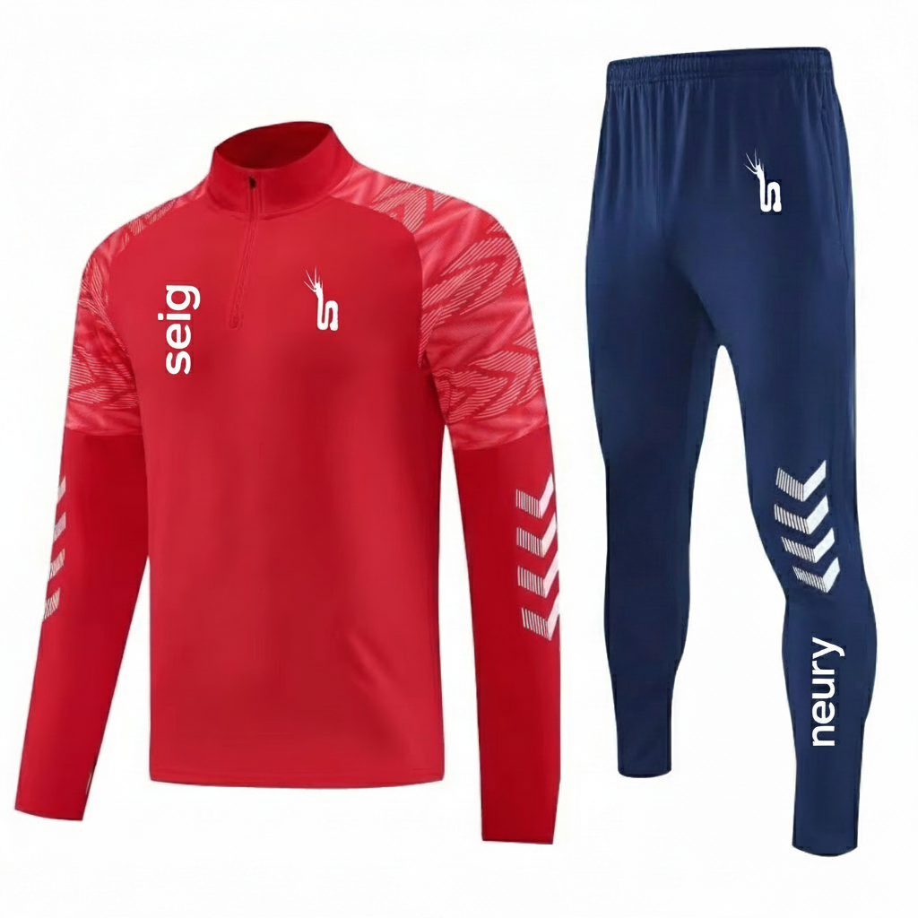 Combinaison Jogging SEIGNEURY – Ensemble Technique Polyester – Veste Manches Longues + Pantalon