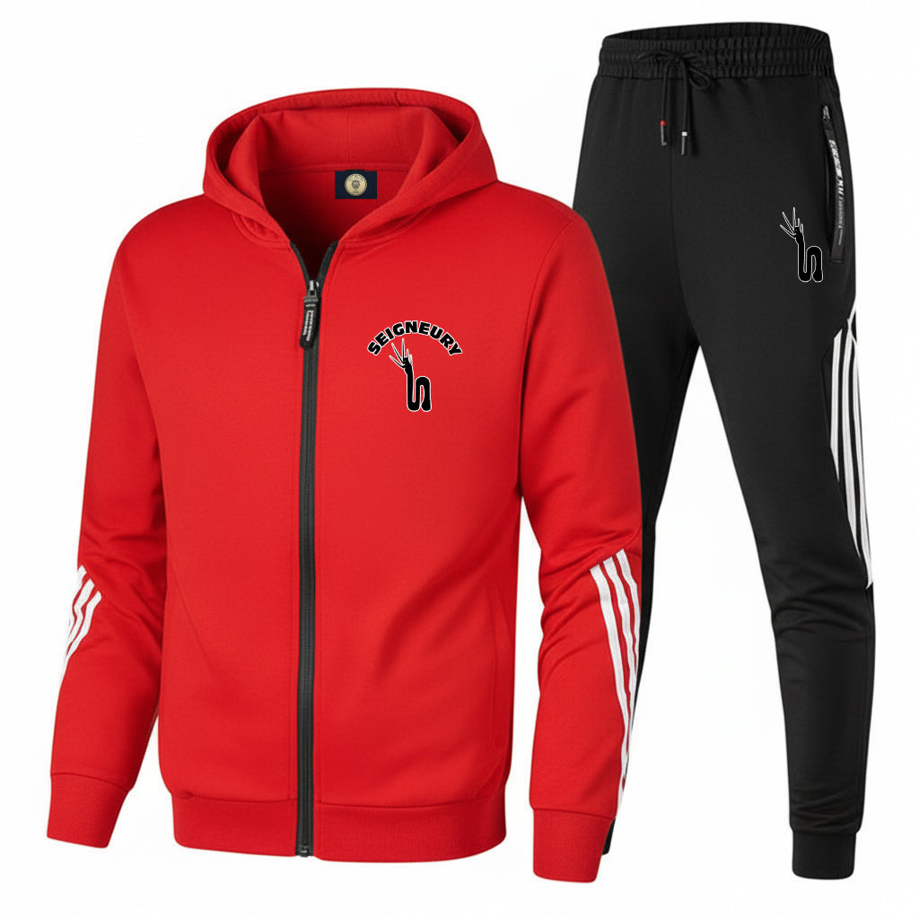 Combinaison Jogging Unisexe SEIGNEURY Zippée à Capuche – Polyester