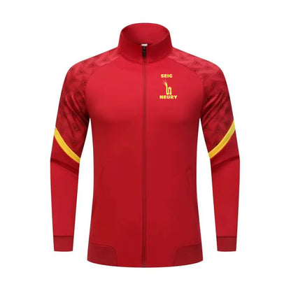 Veste de Sport SEIGNEURY Zippée Polyester – Entraînement & Running