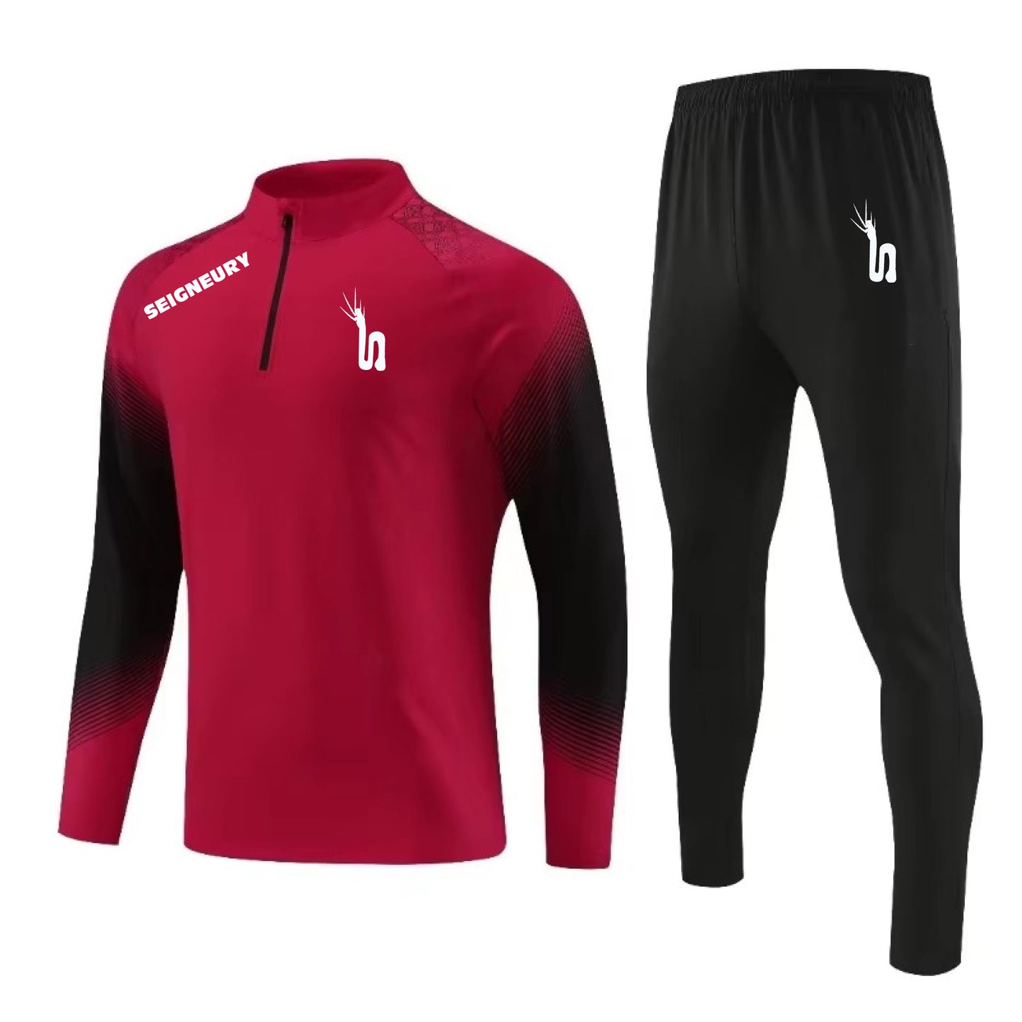 Combinaison Jogging Unisexe SEIGNEURY – 4 Saisons – Entraînement Tout Type (Logo Gamme Or S Cabré)