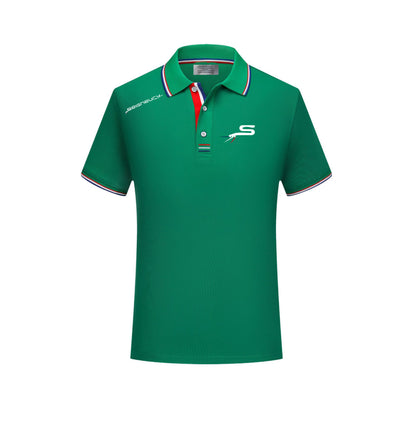 Polo SEIGNEURY avec logo gamme argent Silver – Élégance sportive et esprit français
