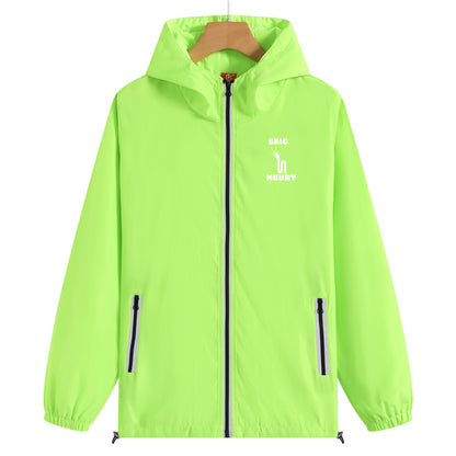 Coupe-vent décontracté seigneury sport design confortable respirant, printemps été