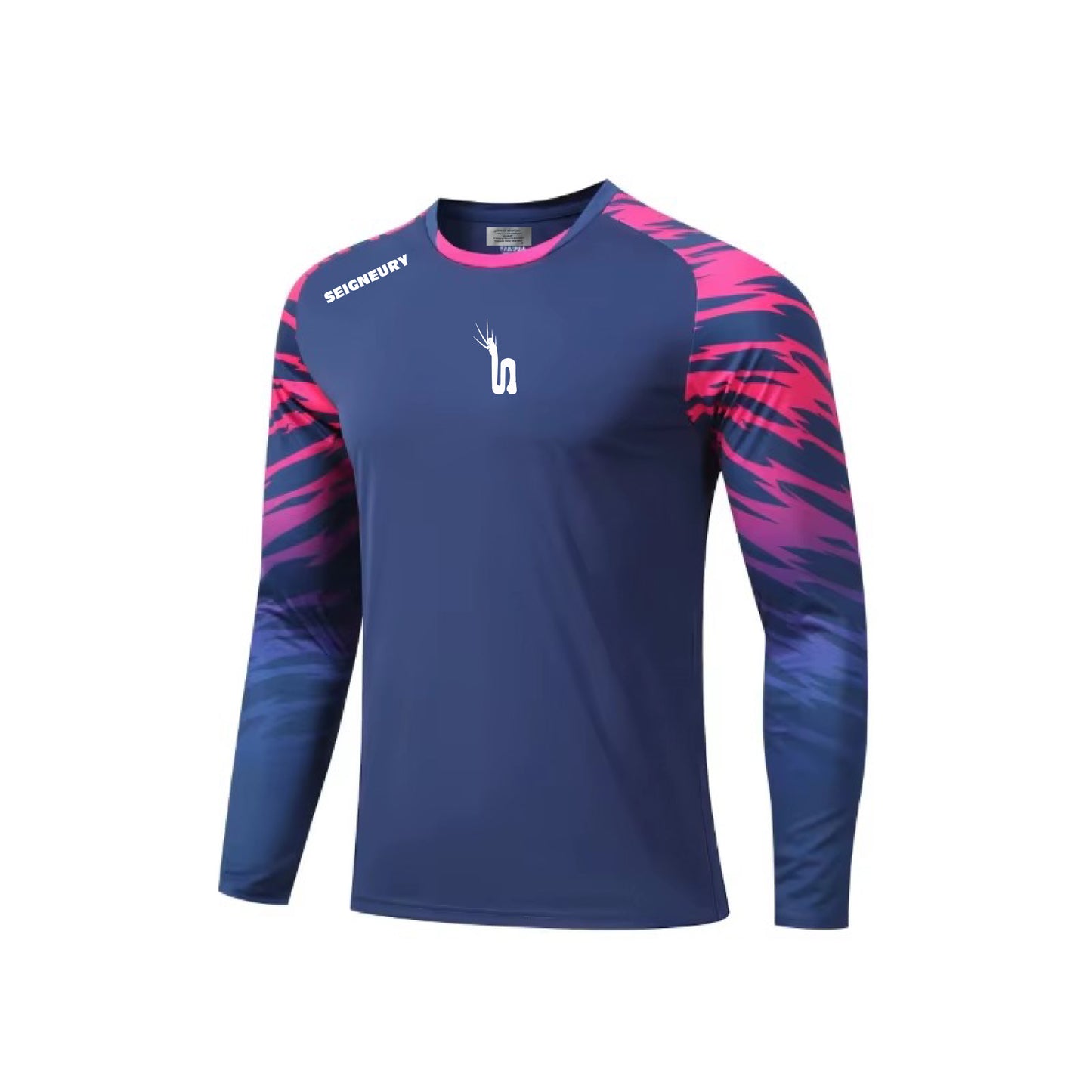 Maillot Gardien SEIGNEURY – Manches Longues avec Protection Coudes (Enfant & Adulte)