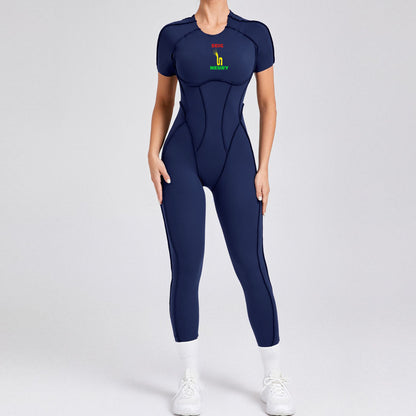 Onesie Sport Femme SEIGNEURY Combinaison Activewear Une Pièce,Tissu Technique Ultra-Stretch