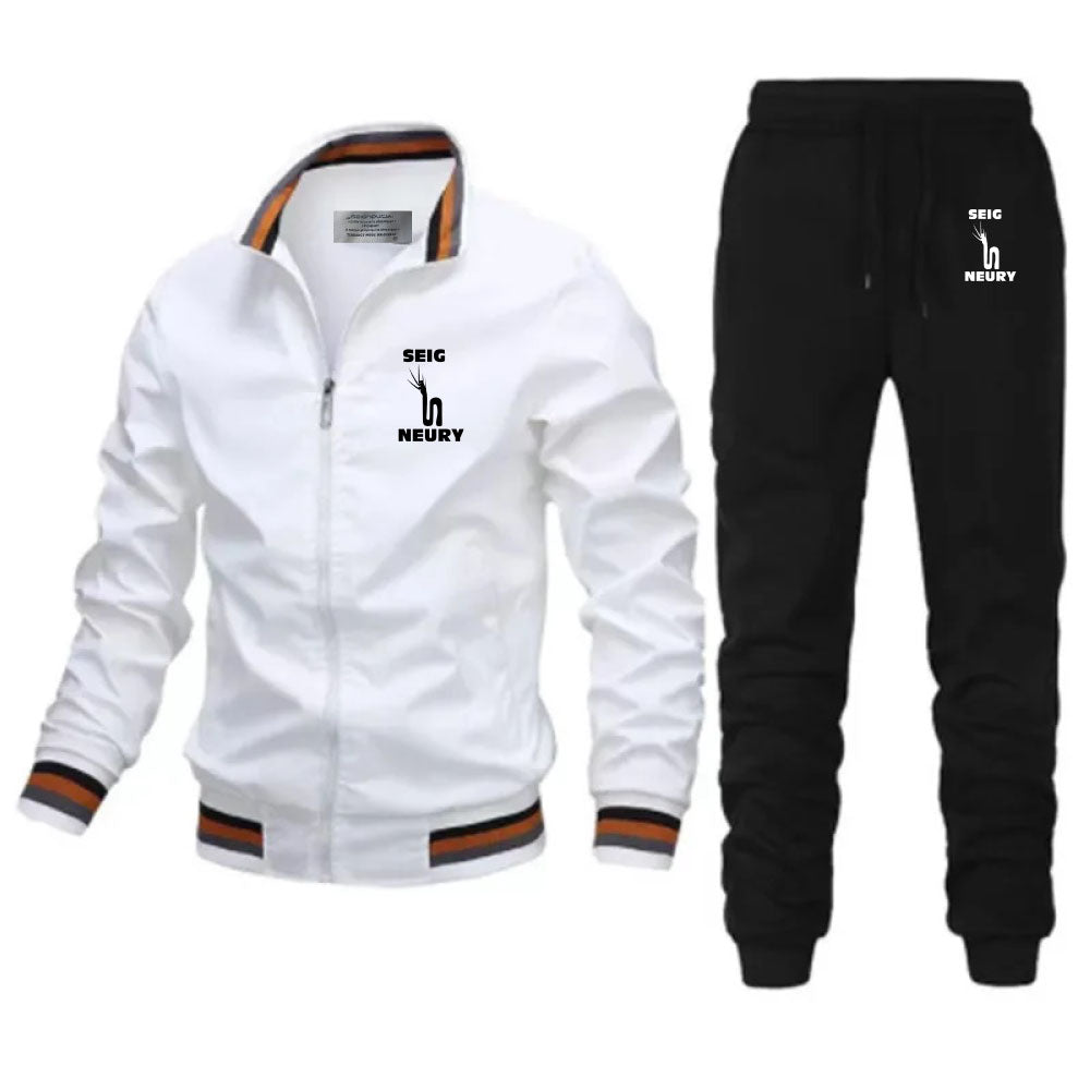 Jogging SEIGNEURY Aviateur 2025 – Veste Légère Zippée & Pantalon Sport Premium
