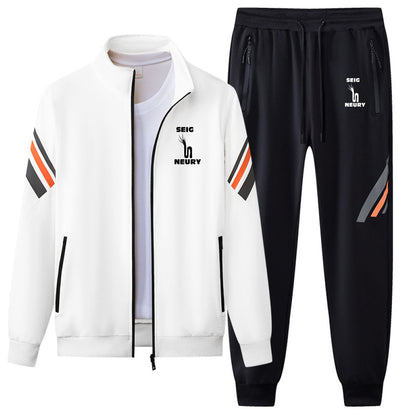 Jogging SEIGNEURY Cardigan 2025 – Ensemble Veste Zippée & Pantalon Premium