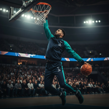 Basketteur en action