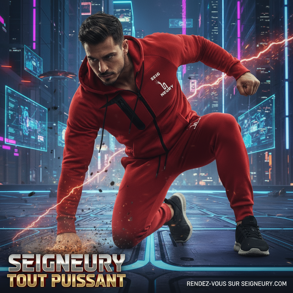 Ensemble rouge cyberpunk SEIG NEURY