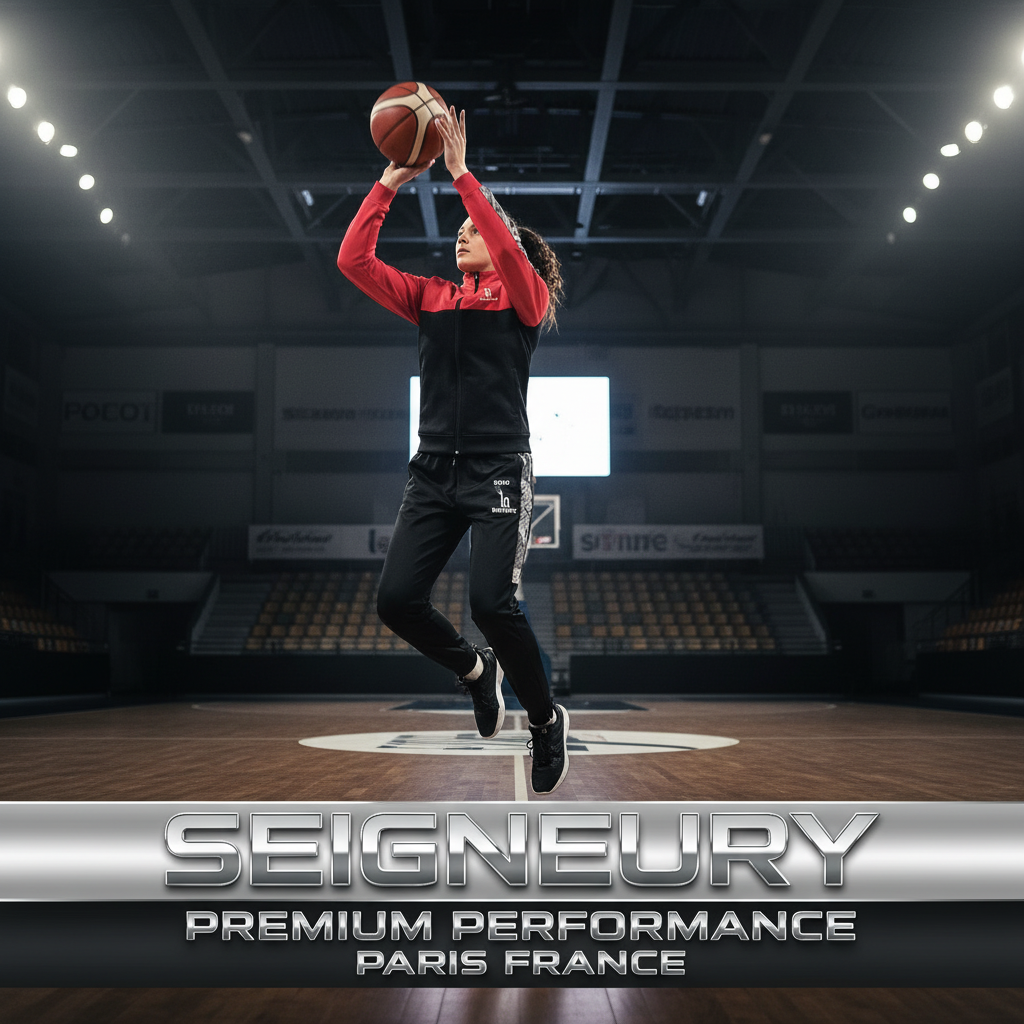 Femme basketball rouge Seigneury