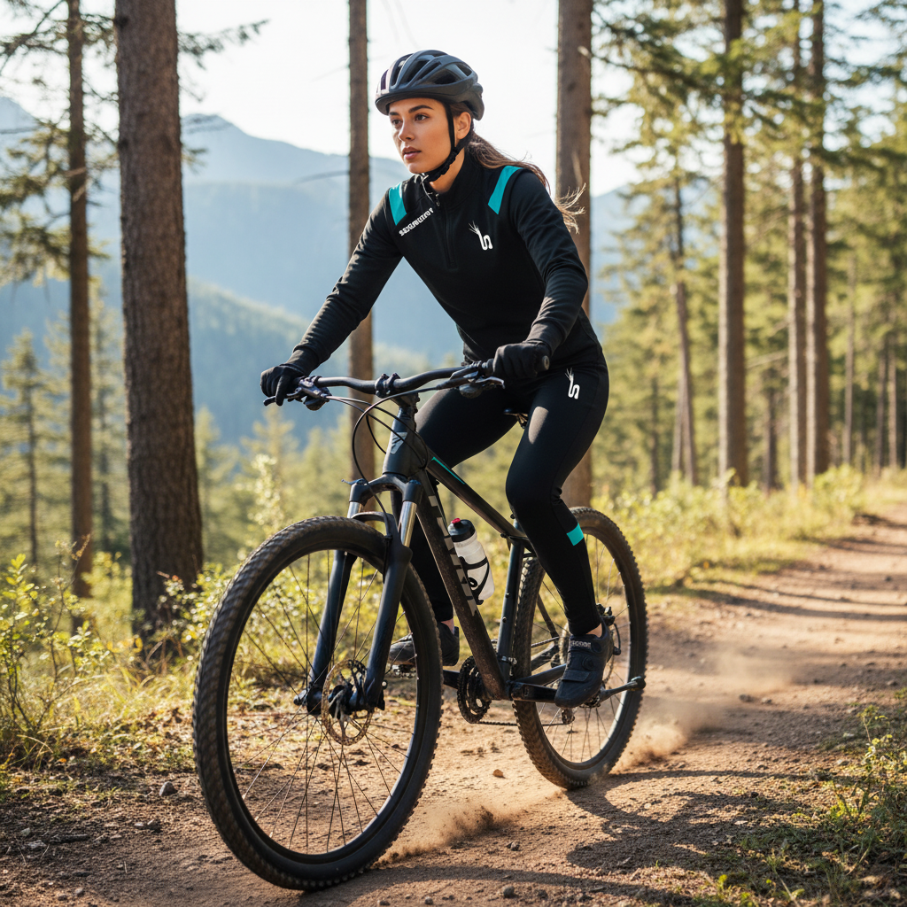 Femme VTT noir Seigneury