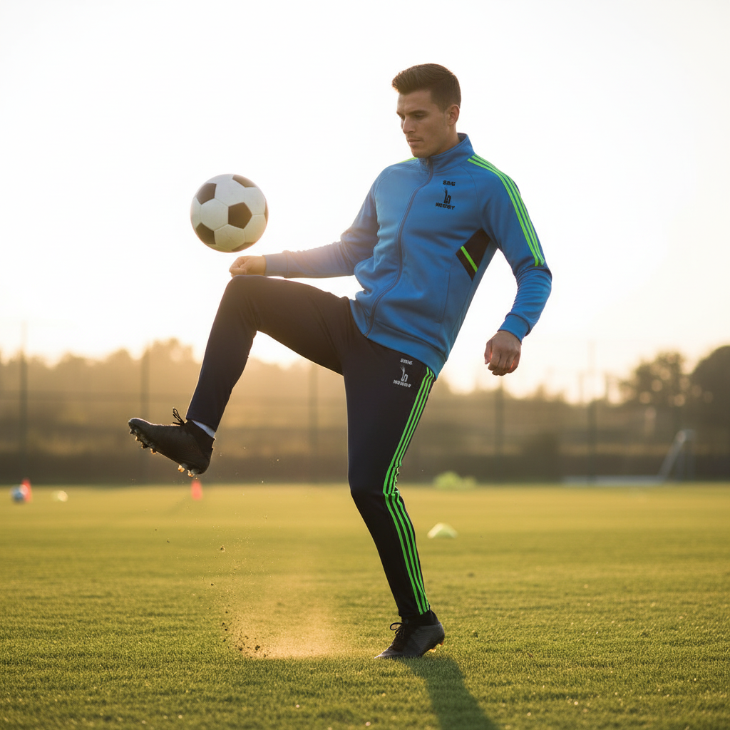 Footballeur avec combinaison SEIGNEURY