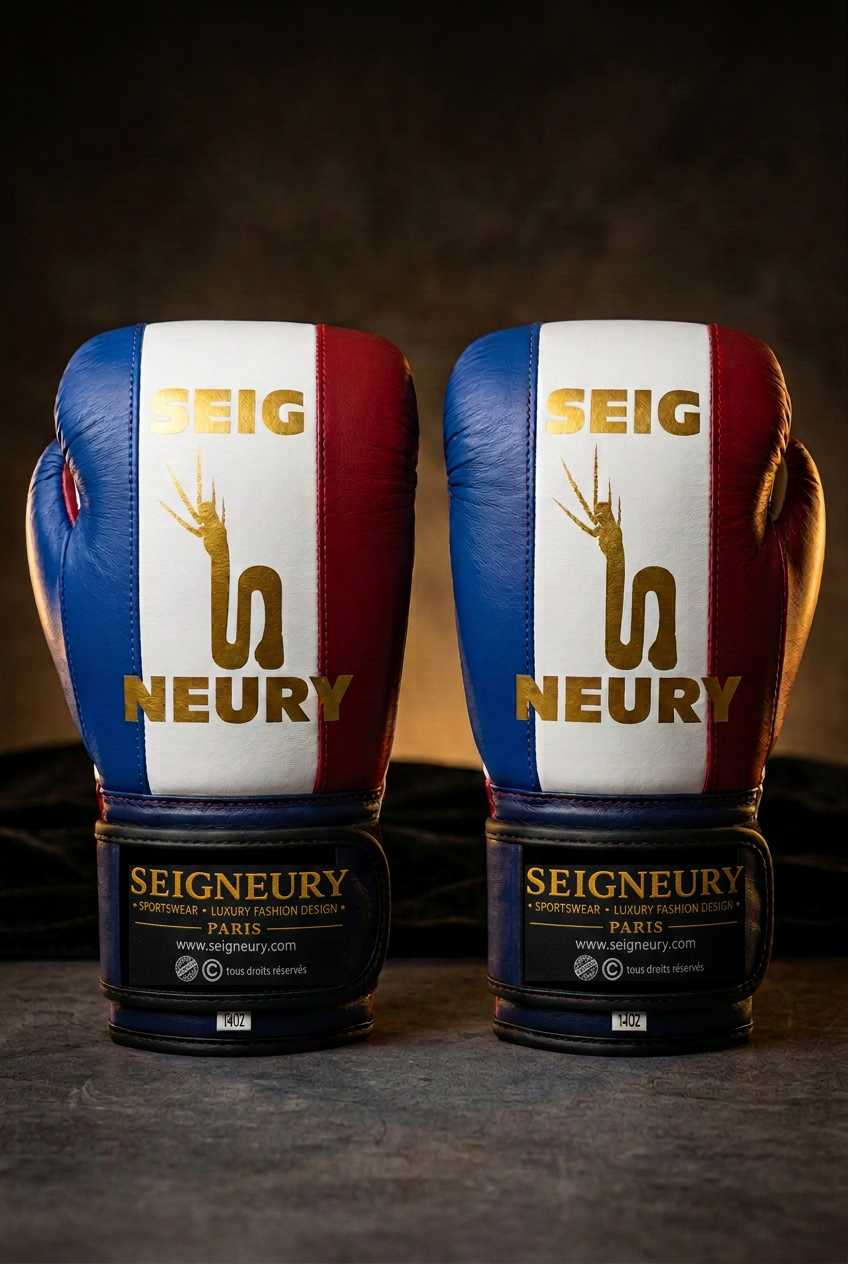 SEIGNEURY — Gants de boxe premium en cuir (Collection Or)