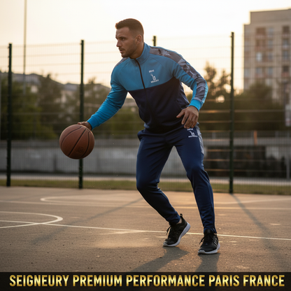 Homme basketball bleu Seigneury