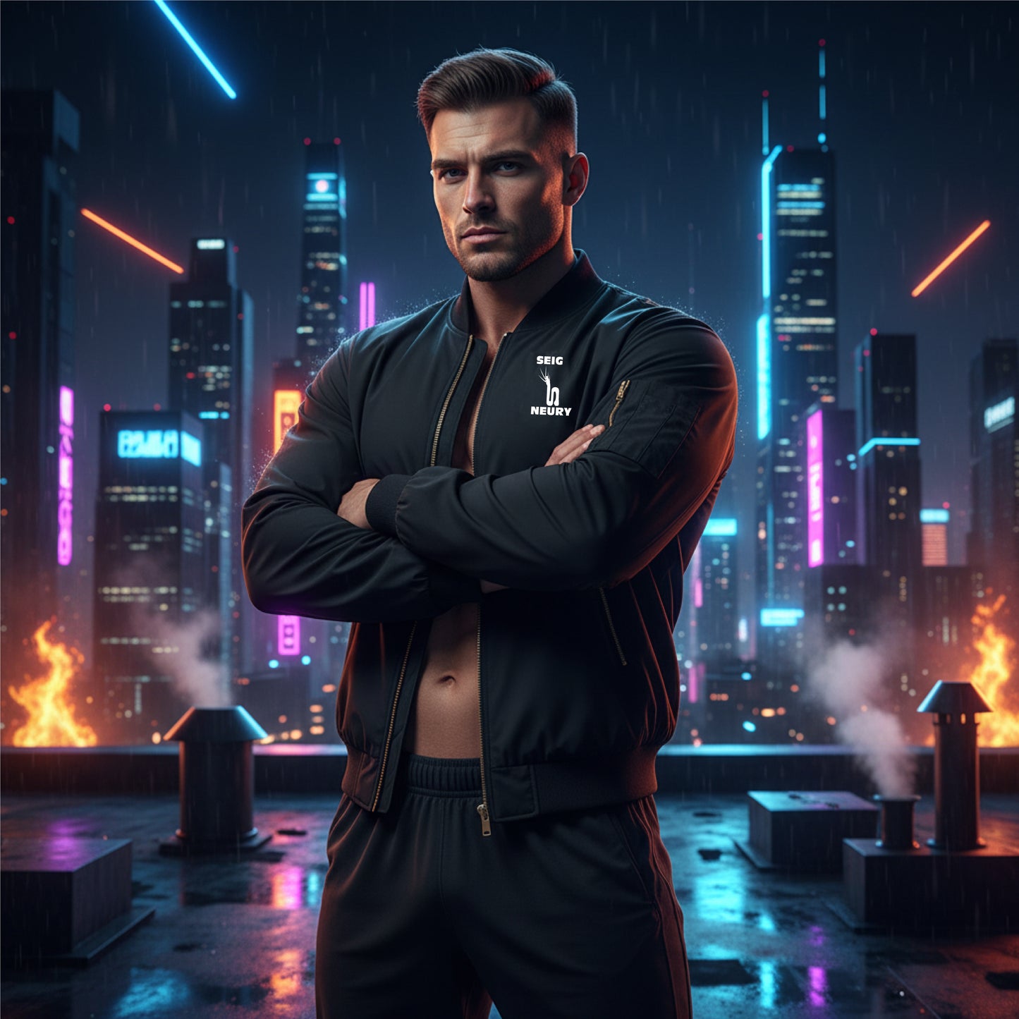 Blouson Bombardier Homme – Veste Bomber Hiver Chaude & Coupe-Vent