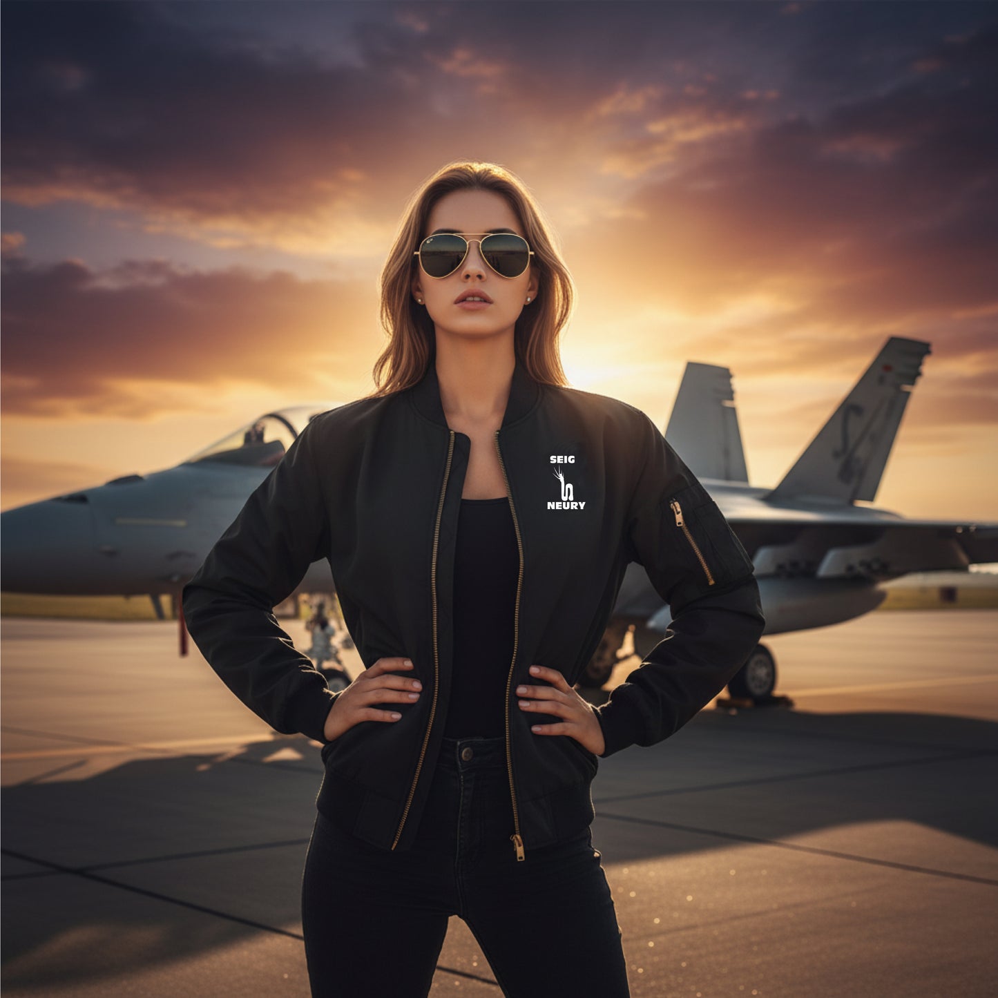 Blouson Bombardier SEIGNEURY Homme – Veste Bomber Hiver Chaude & Coupe-Vent