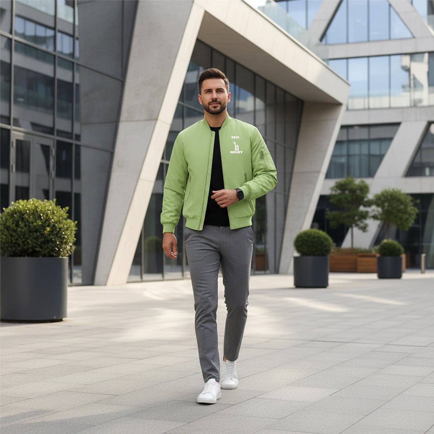 Blouson Bombardier Homme – Veste Bomber Hiver Chaude & Coupe-Vent