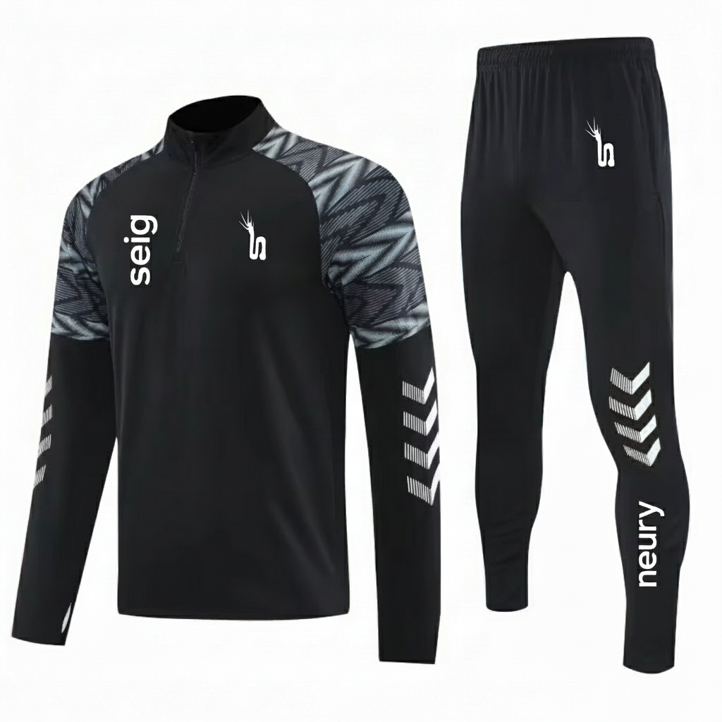 Combinaison Jogging SEIGNEURY – Ensemble Technique Polyester – Veste Manches Longues + Pantalon