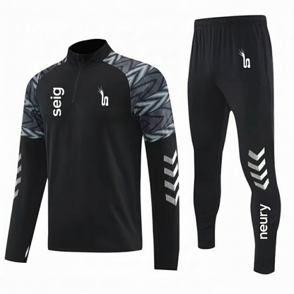 Combinaison Jogging SEIGNEURY – Ensemble Technique Polyester – Veste Manches Longues + Pantalon