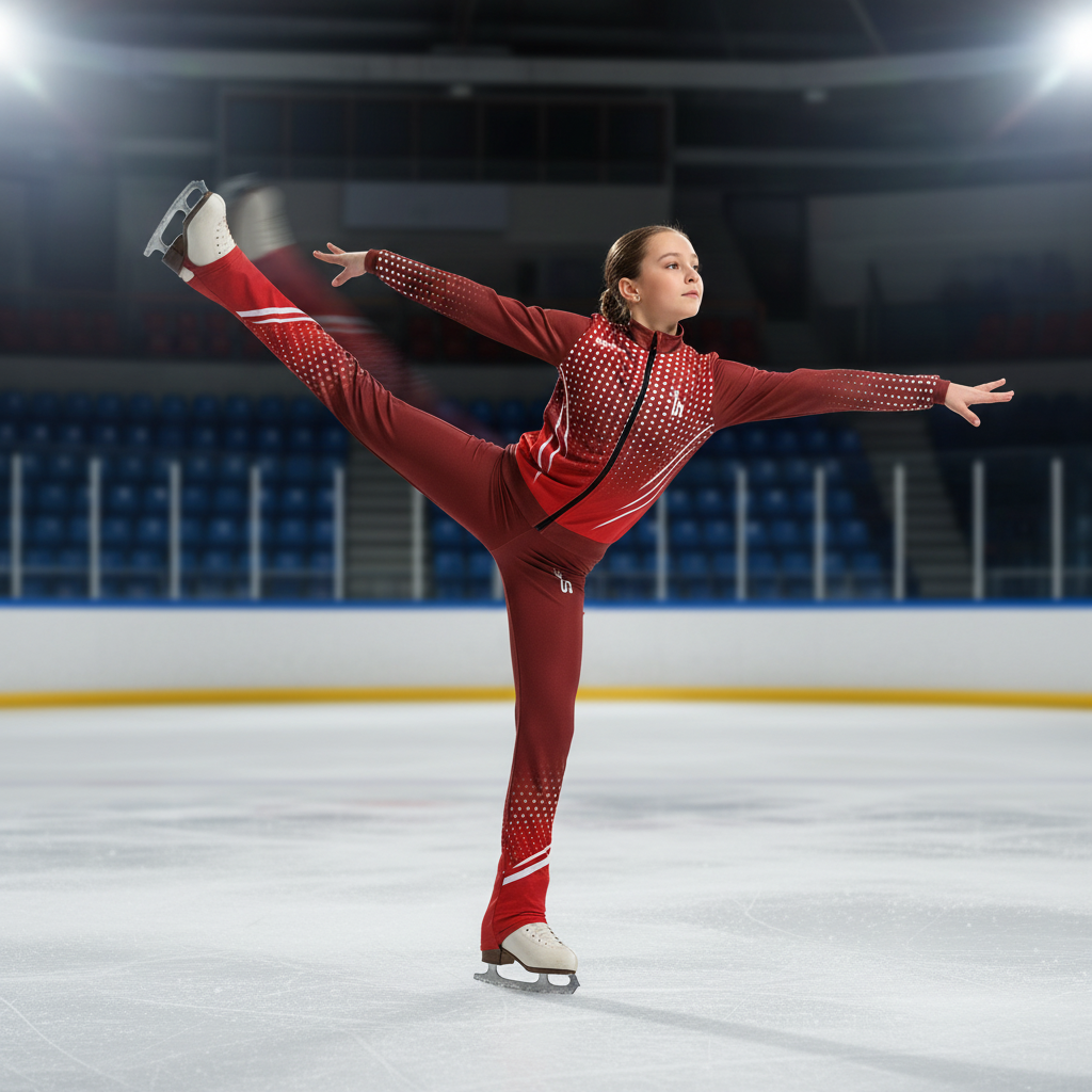 Patineuse en spiral - Rouge SEIGNEURY