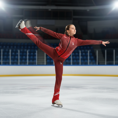 Patineuse en spiral - Rouge SEIGNEURY