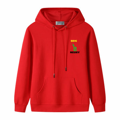 Sweat à capuche SEIGNEURY Marley collection– Unisexe 100% Coton, Logo Signature