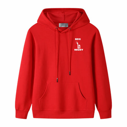 Sweat à capuche SEIGNEURY – Unisexe 100% Coton, Logo Signature, 4 Saisons