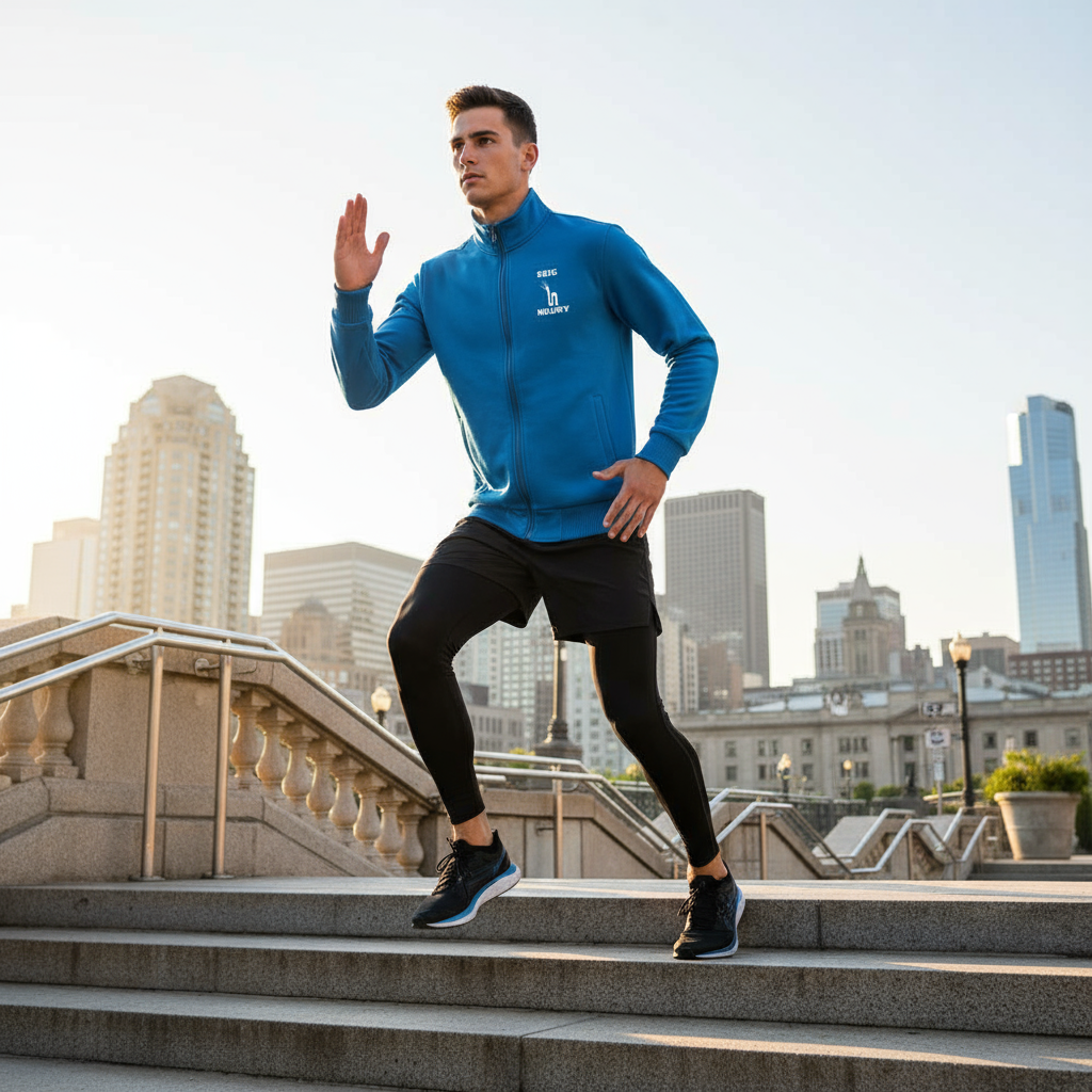 Veste SEIGNEURY - Athlète en action