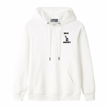 Sweat à capuche SEIGNEURY – Unisexe 100% Coton, Logo Signature, 4 Saisons